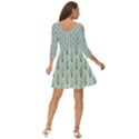 Cuteness Overload of Cactus!  Shoulder Cut Out Zip Up Dress View4