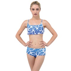 Blue Fish Water Aquarium Layered Top Bikini Set by danenraven