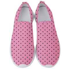 Polka Dot Dots Pattern Dot Men s Slip On Sneakers by danenraven