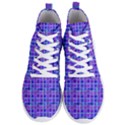 Background Mosaic Purple Blue Men s Lightweight High Top Sneakers View1