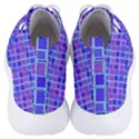 Background Mosaic Purple Blue Men s Lightweight High Top Sneakers View4