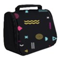 Geometric Art Colorful Shape Full Print Travel Pouch (Small) View2