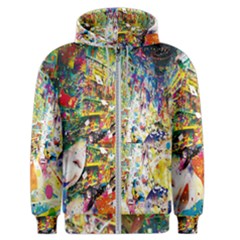 Multicolor Anime Colors Colorful Men s Zipper Hoodie by BangZart