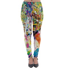 Multicolor Anime Colors Colorful Lightweight Velour Leggings by BangZart