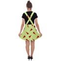 Red Christmas Tree Green Velvet Suspender Skater Skirt View2