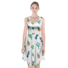 Among Succulents And Cactus  Racerback Midi Dress by ConteMonfreyShop