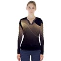 Lightfocus V-Neck Long Sleeve Top View1