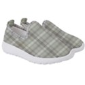 Vintage gray plaids Kids  Slip On Sneakers View3