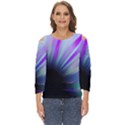 Mirror Fractal Cut Out Wide Sleeve Top View1