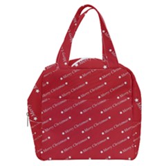 Cute Christmas Red Boxy Hand Bag by nateshop