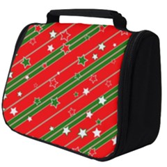 Xmash Christmas Stars Red Background Star Full Print Travel Pouch (big) by Wegoenart