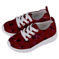 Doodles Maroon Kids  Lightweight Sports Shoes by nateshop