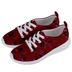 Doodles Maroon Women s Lightweight Sports Shoes by nateshop