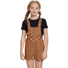 Cute Pumpkin Black Small Kids  Short Overalls by ConteMonfrey