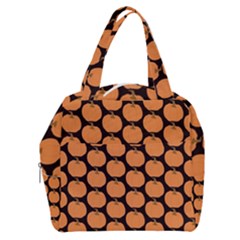 Black And Orange Pumpkin Boxy Hand Bag by ConteMonfrey