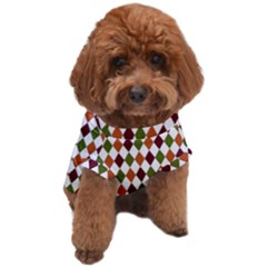 Halloween Palette Plaids   Dog T-shirt by ConteMonfrey