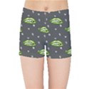 Green Vampire Mouth - Halloween Modern Decor Kids  Sports Shorts View1