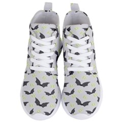 Boo! Bat Rain - Halloween Decor  Women s Lightweight High Top Sneakers by ConteMonfrey