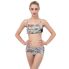 Riomaggiore - Italy Vintage Layered Top Bikini Set by ConteMonfrey