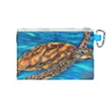 Sea Turtle Canvas Cosmetic Bag (Medium) View2