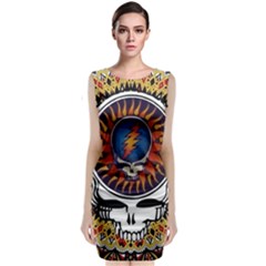 Grateful Dead Sleeveless Velvet Midi Dress by Jancukart