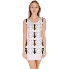 Ant Insect Pattern Cartoon Ants Bodycon Dress by Ravend