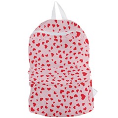 Hearts Valentine Heart Pattern Foldable Lightweight Backpack by Ravend