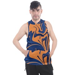 Abstract Background Texture Pattern Men s Sleeveless Hoodie by Ravend