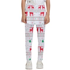 Christmas Illustration Texture Pattern Kids  Skirted Pants by danenraven