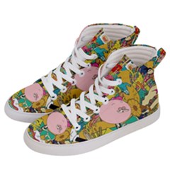 Cartoon Wallpapers Men s Hi-top Skate Sneakers by Jancukart