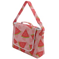 Background Watermelon Pattern Fruit Box Up Messenger Bag by Wegoenart