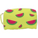 Watermelon Pattern Wallpaper Toiletries Pouch View3