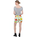 Pattern Fruit Fruits Orange Green Ripstop Shorts View2