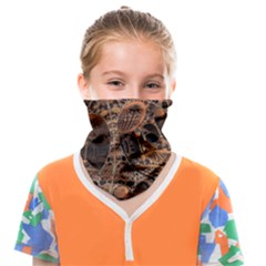 Fractal Render 3d Honeycomb Face Covering Bandana (kids) by Wegoenart