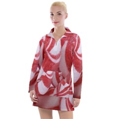 Christmas Candy Women s Long Sleeve Casual Dress by artworkshop