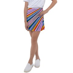 Background-colors-colorful-design Kids  Tennis Skirt by Pakrebo