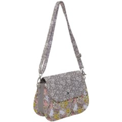 Flowers  Boho Saddle Handbag by flowerland
