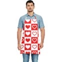 Background-card-checker-chequered Kitchen Apron View1