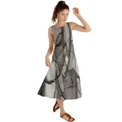 Abstract-black White (1) Summer Maxi Dress by nateshop