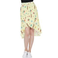 Bear 2 Frill Hi Low Chiffon Skirt by nateshop