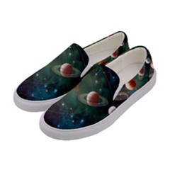 Planet Galaxy Fantasy Women s Canvas Slip Ons by danenraven