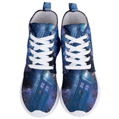 Doctor Who Tardis Women s Lightweight High Top Sneakers by danenraven