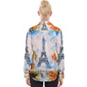 Eiffel Tower Landmark Architecture  Artistic Womens Long Sleeve Shirt View2