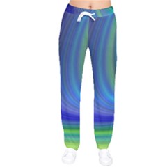 Space Design Abstract Sky Storm Women Velvet Drawstring Pants by danenraven