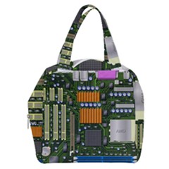 Illustration Motherboard Pc Computer Boxy Hand Bag by danenraven