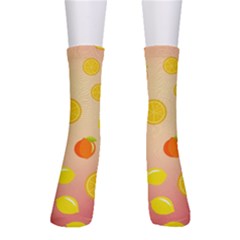 Fruits-gradient,orange Crew Socks by nateshop