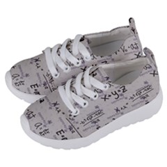 Pattern Wallpaper Math Formula Albert Einstein Kids  Lightweight Sports Shoes by danenraven