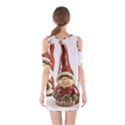 Christmas Figures 7 Shoulder Cutout One Piece Dress View2