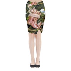 Christmas Ornament 2 Midi Wrap Pencil Skirt by artworkshop