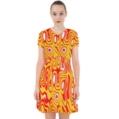 Red-yellow Adorable In Chiffon Dress by nateshop